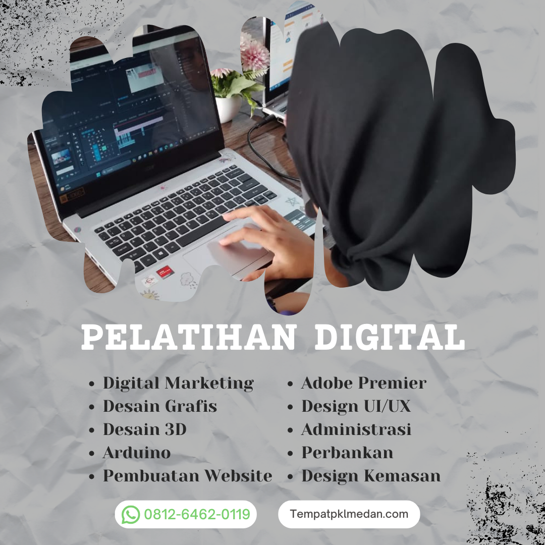 Pelatihan Pemrograman Arduino di Medan, Pelatihan Arduino di Medan, Pelatihan Modeling Object 3D,Pelatihan Desain 3D di Medan, Pelatihan Pemasaran Digital di Medan,Pelatihan Digital Marketing di Medan, Pelatihan Pembuatan Website di Medan, Pelatihan Pembuatan Design Website di Medan, Pelatihan Desain Grafis di Medan, Pelatihan Editing Video di Medan, Pelatihan Desain UI/UX di Medan